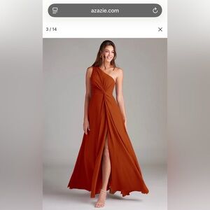 Never Worn: Azazie Brooke in Paprika